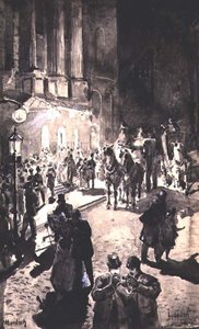 The Door of the Lyceum, Edinburgh by William G. Burn Murdoch