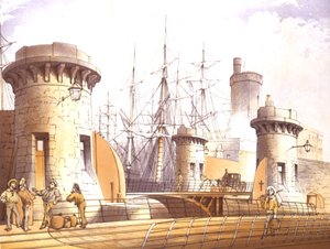 Stanley Dock Gates by William Gavin Herdman