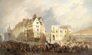 View of the Lawn Market, Edinburgh