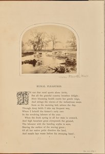 Pastoral scene with cattle in a flooded field, England by William Grundy