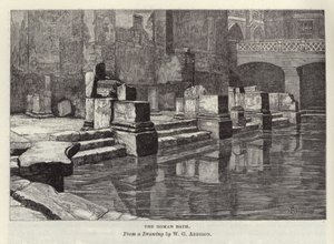 The Roman Bath in Bath by William Grylls Addison