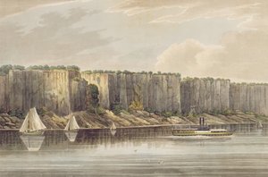 Palisades, no.19 of the Hudson River Portfolio, engraved by J. Hill
