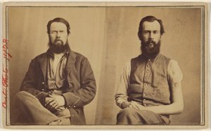 Two Unidentified Civil War Victims Seated