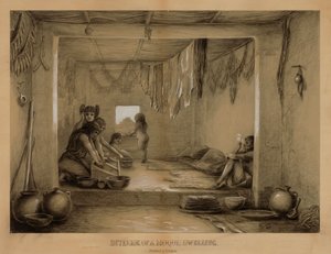 Interior of a Hopi Dwelling by William H. Jackson
