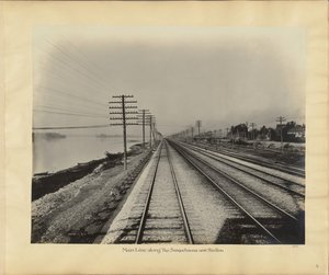 Main Line along the Susquehanna near Steelton by William H. Rau