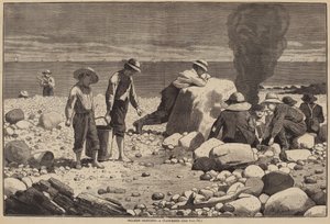 Sea-Side Sketches - A Clam-Bake by William H. Redding after Winslow Homer