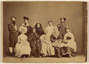 Masquerade Picture February 18th 1868 - Friendship Hall Phila.