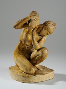 Maquette for a Statuette of a Woman Washing