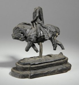 Maquette for an equestrian statue of Edward I, c.1893 by William Hamo Thornycroft