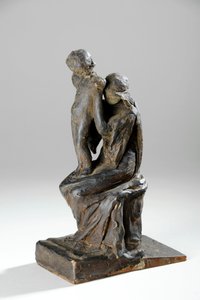 Maquette for the Figures of a Mother and Child by William Hamo Thornycroft