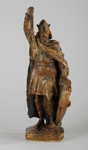 Maquette for the Statue of Alfred the Great (painted plaster)