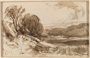 Hilly Landscape with Trees