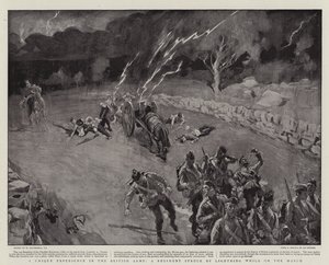 A Unique Experience in the British Army, a Regiment struck by Lighting while on the March by William Hatherell