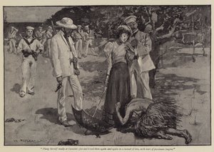 Illustration for A Triumph of Civilisation, by Grant Allen by William Hatherell