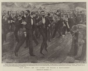 Off Duty, an At Home on Board a Battleship by William Hatherell