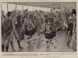 On the Braemar Castle, a Highland Send-off by William Hatherell