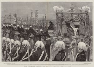 The Funeral Procession on its Way to the Fortress by William Hatherell