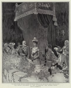 The Royal Luncheon in the Guildhall, the Second Toast by William Hatherell