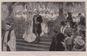 The Wedding of the Earl of Crewe and Lady Margaret Primrose in Westminster Abbey by William Hatherell
