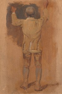 Study of a Groom, Seen from Behind by William Havell