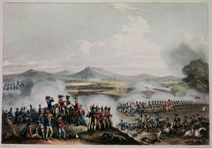 Battle of Talavera, 28th July, 1809, engraved by Thomas Sutherland