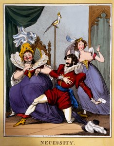 Necessity, c.1818 by William Heath