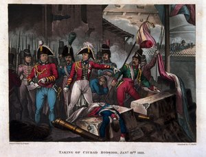 Taking of Ciudad Rodrigo on 19th January 1812, published 1818