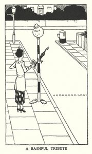 A Bashful Tribute by William Heath Robinson