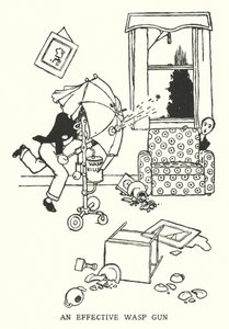 An Effective Wasp Gun by William Heath Robinson