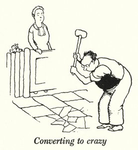 Converting to crazy by William Heath Robinson