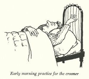 Early Morning Practice for the Crooner by William Heath Robinson