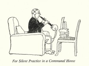 For Silent Practice in a Communal Home by William Heath Robinson