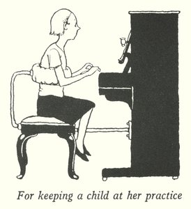 For keeping a child at her practice by William Heath Robinson