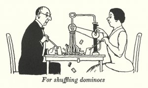 For Shuffling Dominoes by William Heath Robinson
