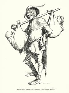 Good Man, These Two Girls Are They Maids? by William Heath Robinson
