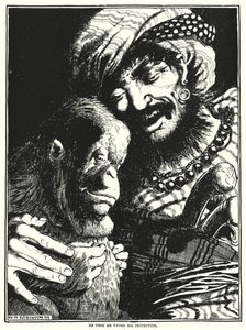 He took me under his protection by William Heath Robinson