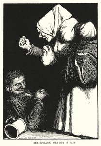 Her scolding was but in vain by William Heath Robinson