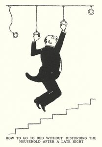 How to Go to Bed without Disturbing the Household after a Late Night by William Heath Robinson