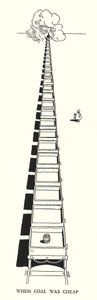 Illustration for Railway Ribaldry by W Heath Robinson