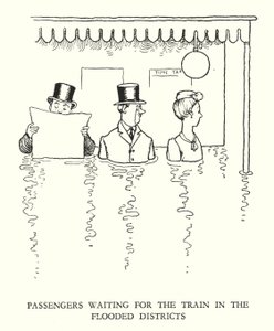 Illustration for Railway Ribaldry by William Heath Robinson