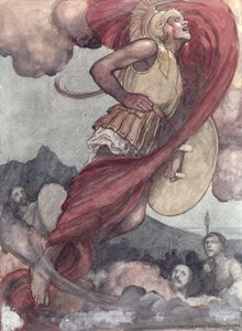 Mars Wounded by Diomed Returning to Olympus