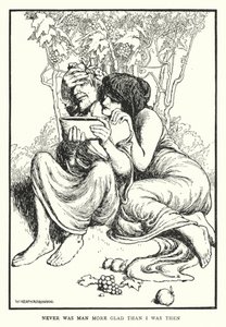Never was man more glad than I was then by William Heath Robinson
