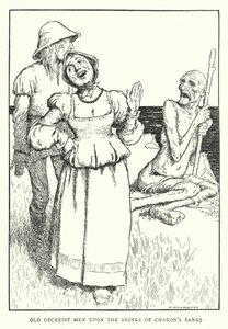 Old decrepit men upon the brinks of Charon
