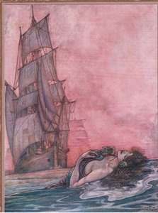 She Calls Us, Still Unfed by William Heath Robinson