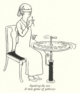 Spotting the Ace, A New Game of Patience by William Heath Robinson