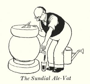 The Sundial Ale-Vat by William Heath Robinson