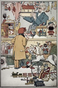 The Toyshop, 1900 by William Heath Robinson