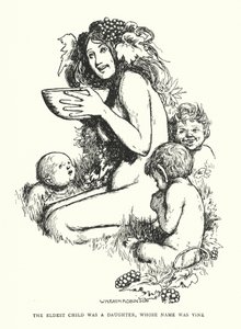 The eldest child was a daughter, whose name was Vine
