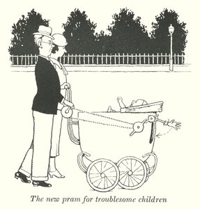 The New Pram for Troublesome Children by William Heath Robinson