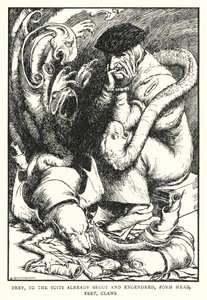 They, to the suits already begot and engendered, form head, feet, claws by William Heath Robinson